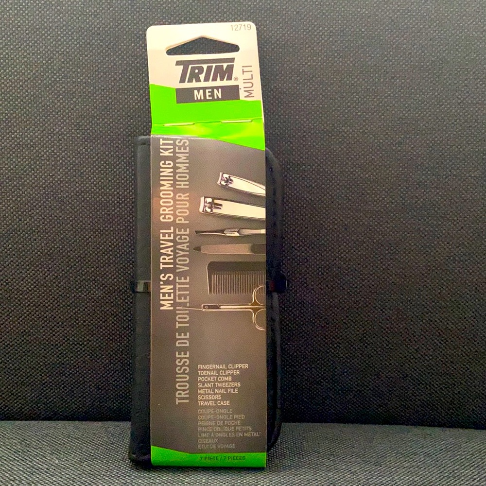 Men’s Travel Grooming Kit Trim